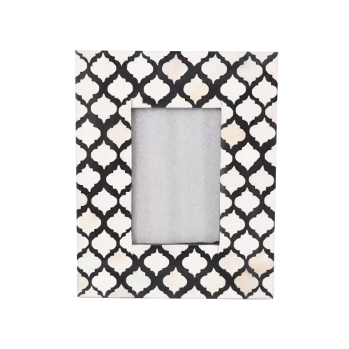 Handmade Customized Bone Inlay Moroccan Pattern Photo Frame